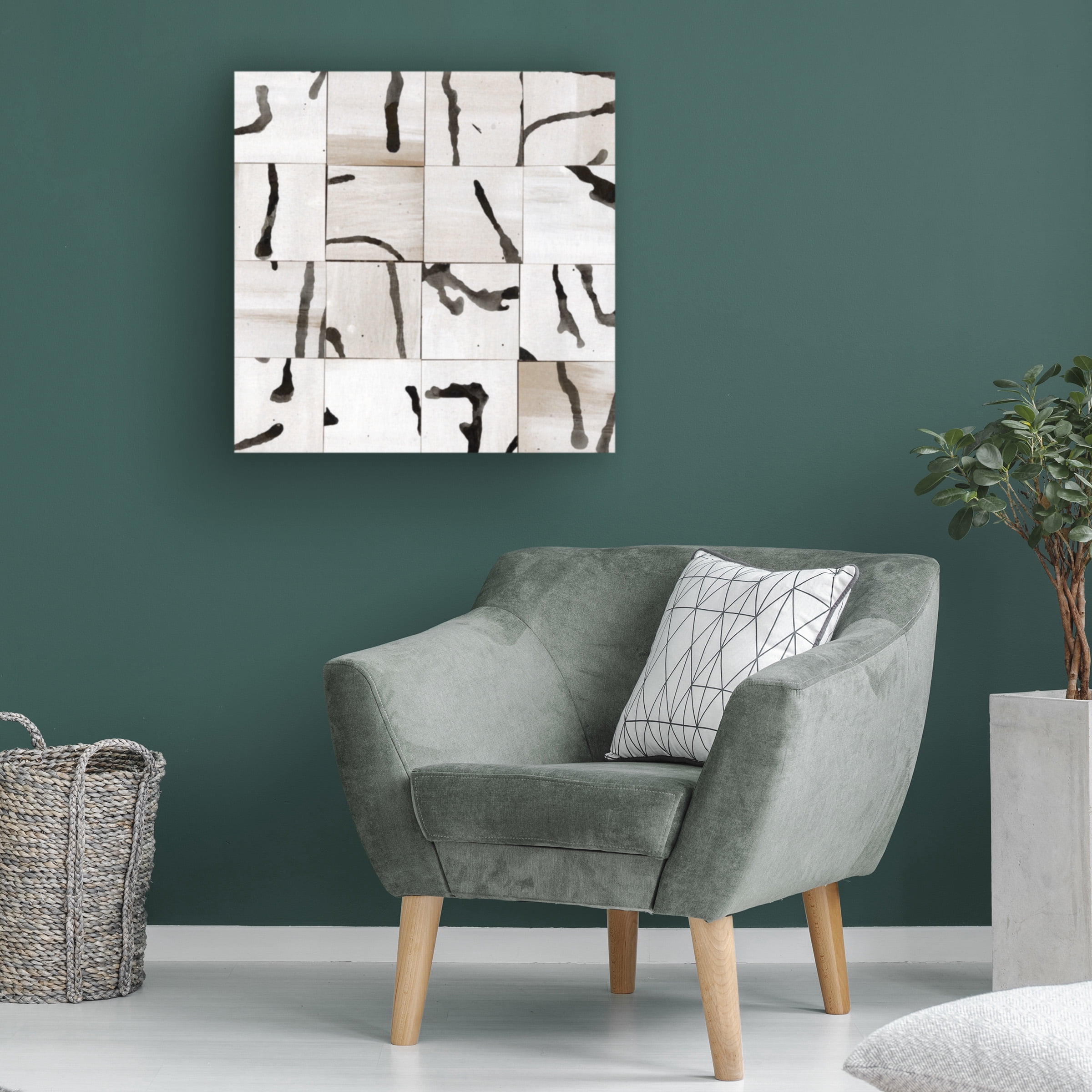 Renee W Stramel 'Neutral Subtext IV' Canvas Art
