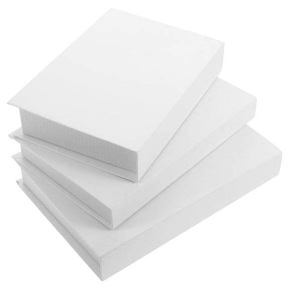TABLZONE White Decorative Books, Unique Design, Lifelike Model, Stylish Shelf Decor, 3Pcs