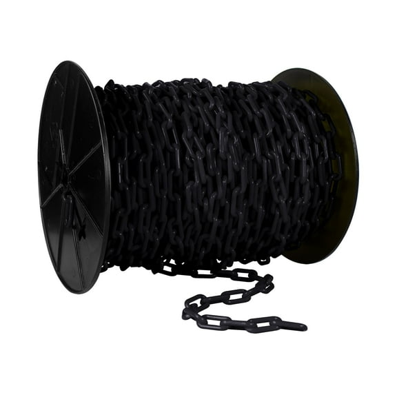 1.5 Inch x 200 Feet Plastic Safety Chain Safety Chain Reel