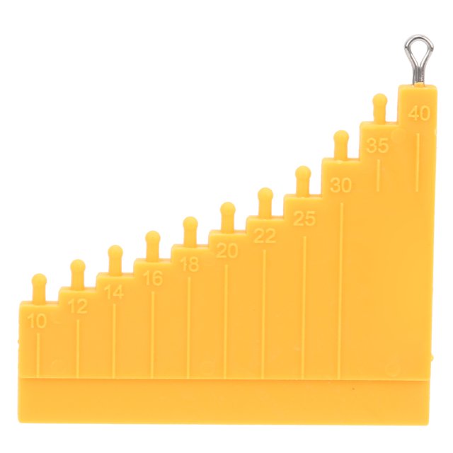 Jauge de Cheveux de Pêche, Mini Jauge de Plate-Forme de Cheveux Carpe Pêche Plate-Forme de Cheveux Mesure Carpe Outils de Plate-Forme de Cheveux de Pêche Haut de la Ligne
