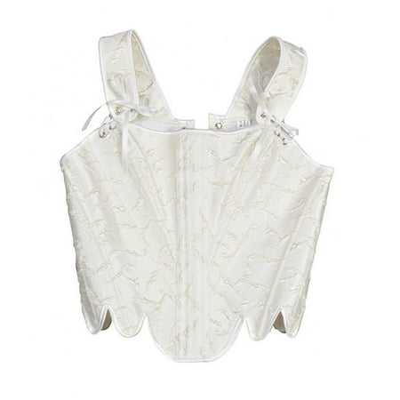 Corsets for Women Body Shaper Plus Size Womens Tops Women Casual Sexy Eyelet Lace-up Floral Print Fishbone Court Vintage Corset Straps Tank Top Shapewear