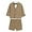 Khaki, variant on Lycody Boys Linen Child 2 Pieces Suit Blazer+Shorts Wedding Party Set Kids Spring Summer Clothes Set Child Performance Graduation Sandbeach