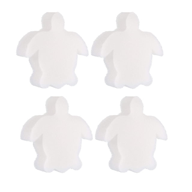 Soidarity Paquete de 24 filtros de algodón Material premium Espesar Varios patrones Esponja de escoria Color puro Pragmático Útil para el baño Deportes acuáticos tortuga 2 24 Stk Soidarity OD017126-06B