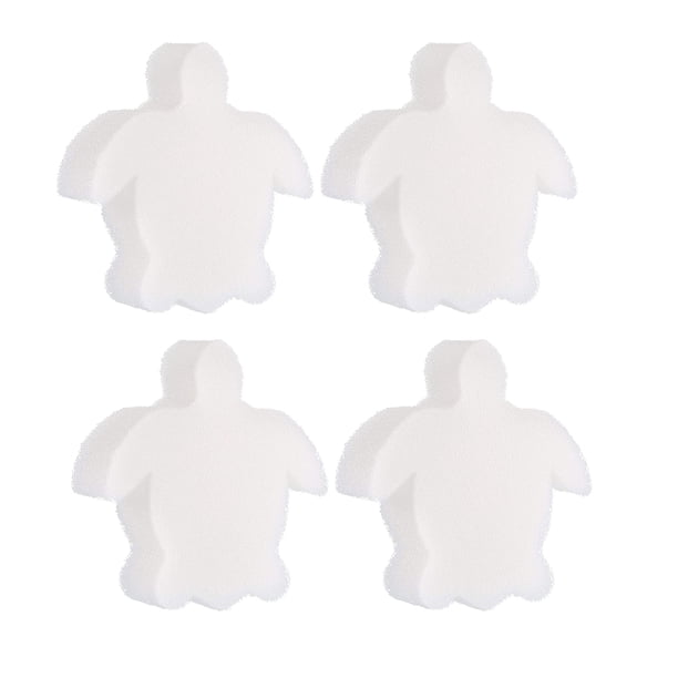 Soidarity Paquete de 24 filtros de algodón Material premium Espesar Varios patrones Esponja de escoria Color puro Pragmático Útil para el baño Deportes acuáticos tortuga 2 24 Stk Soidarity OD017126-06B
