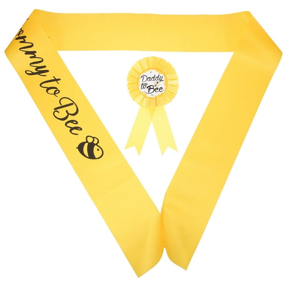 UPGRATOR 1Jgo Cinturón Floral Amarillo Para Mommy to Be Ideal Para Baby Shower Y Fotos De Maternidad