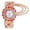 Pink, variant on Rhinestone Quartz Watch - Shiny Fashion Bracelet Watch with Stable Performance