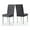 Gray, variant on Meridian Furniture Juno 19.5"H Velvet Dining Chair in Gray (Set of 2)