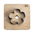 thumbnail image 4 of Troquel de corte de cuero con flores para manualidades, plantilla fácil de usar, manual para álbumes de recortes 35mm, 4 of 9