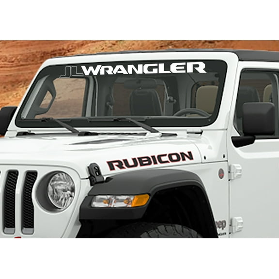 Collectible Decals JL/JLU Wrangler Windshield Banner Vinyl Decal