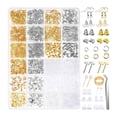thumbnail image 2 of 2290 Uds. Kit de fabricación de pendie, pendie, pinzas, pasadores , herramienta suministros de fabricación Sunnimix Ganchos para hacer aretes, 2 of 7