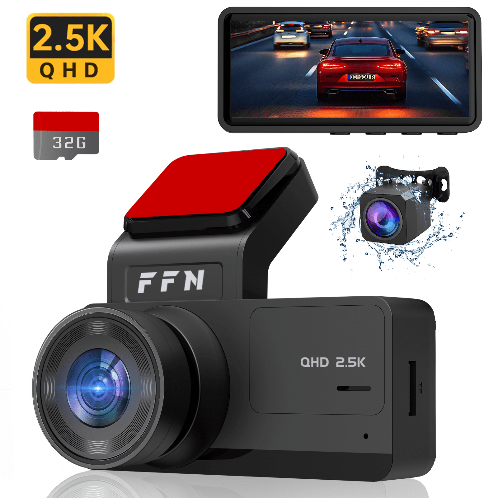 APEMAN Small Dual Dash Cam C420D, Front and Rear 1080P FHD APEMAN Small Dual Dash Cam C420D, Front and Rear 1080P FHD