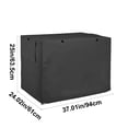 thumbnail image 3 of Dog Crate Cover Waterproof Kennel Cover, 25x37x24in Dog Crate Cover for Indoor/Outdoor, Heavy Duty Polyester Cover Fits Wire Dog Cage, 3 of 7