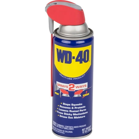 WD 40 Multi Use Lubricate With Smart Straw, 12 Oz (Best Reel Grease To Use)