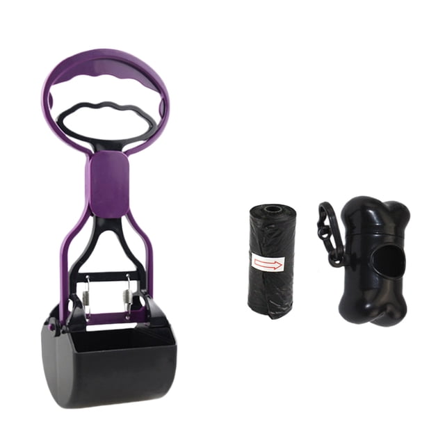 fastboy Collier de Toilette à Manche Prolongé Indispensable pour Sortir Collier de Toilette pour Animaux Collier de Toilette pour Chien Trompette Violette