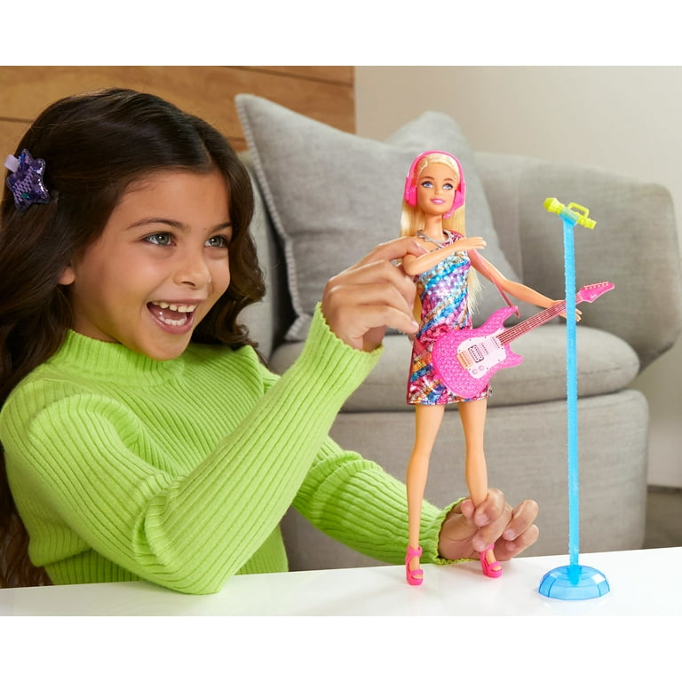 Barbie: Big City, Big Dreams Singing Malibu Roberts Doll 11.5-in Blonde Music, Light-Up Feature, Microphone & Accessories, Gift for 3 7 Year Olds - Walmart.com