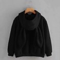 thumbnail image 4 of Women's Sweatshirt,evansamp Cute Bunny Hoodie Long Ear Cotton Solid Pullover Blouse Fleece For Teen Girls, 4 of 5