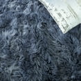 thumbnail image 6 of SAFAVIEH Sheep Skin Tiana Animal Area Rug, Grey, 1'4" x 2'4", 6 of 8