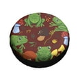thumbnail image 3 of Kll Frogs And Mushrooms Tire Cover,Universal Wheel Tire Cover For Trailer, Rv, Suv, Truck,Camper And Many Vehicle,(17 Inch), 3 of 8