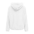 thumbnail image 5 of HAOTAGS Women's Fleece Jacket, Warmth Hooded Half Zip Long Sleeve Fleece Tops White XL, 5 of 9
