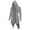 Gray, variant on Hueook Coats for Women Cos Medieval Hooded Coat Long Hooded Cardigan Pleated Shawl European and Role Playing Gray XL
