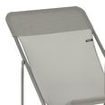 thumbnail image 4 of Lafuma Maxi Transat Colorblock Foldable Reclining Deck Chair, Gray (2 Pack), 4 of 7