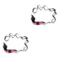 thumbnail image 2 of stanreset Yoga Stretching Strap Nylon Exercise Leg Training Resistance Band Flexibility Ankle Injuries Portable Stretcher for Gym Pink 2Set, 2 of 6