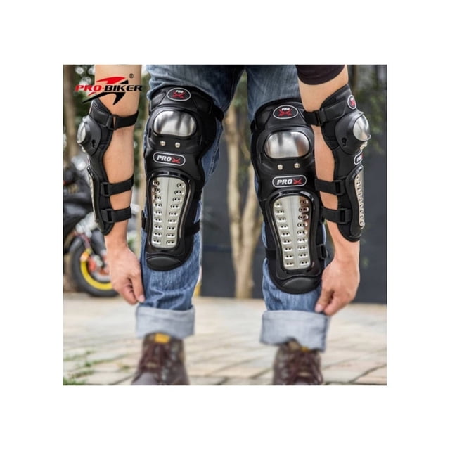 Set protector Pro-Biker de rodilleras y coderas para motocicletas