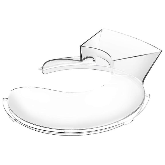 Pouring Shield for 5.5 Quart, 6, 7, 8 Qt Stainless Steel Bowl-Lift Stand Mixer Accessories Splash Guard