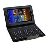 RioRand Wireless Bluetooth Keyboard + Leather Case Stand for 7