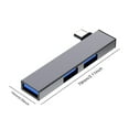thumbnail image 6 of 3 in 1 USB HUB Type C HUB OTG Expansion Dock for PC Laptop(Grey Type C To 3USB), 6 of 6