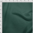 thumbnail image 4 of oneOone Cotton Silk Sea Green Fabric Geometrical Floral Craft Projects Decor Fabric Printed By The Yard 42 Inch Wide, 4 of 4