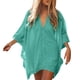 thumbnail image 1 of ¡Rebajas! Traje de baño Prolriy para mujer, traje de baño de playa, bikini, traje de baño, vestidos playeros extragrandes, verde menta, talla única., 1 of 8
