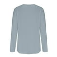 thumbnail image 5 of Breezora Relaxed Fit V Neck Long Sleeve Tee for Women Soft Stretch Essential Top for Workout Yoga and Daily Comfort Wear XL Size Grey, 5 of 6