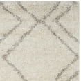 thumbnail image 3 of SAFAVIEH Arizona Basil Geometric Diamonds Shag Area Rug, Ivory/Beige, 11' x 15', 3 of 5