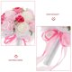 thumbnail image 3 of unbranded Ramo De Flores Artificiales Para Con Rosas Elaboradas Y Detalles Románticos En Color Rosa, 3 of 6
