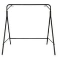 thumbnail image 2 of Tcbosik Swing Stand with Rings and Metal Frame, Swing Chair Stand for Outdoor Lawn Garden Backyard, Black, 2 of 9