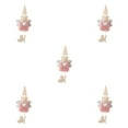 thumbnail image 2 of stanreset Noël Peluche Ange Suspendu Jouet Vacances Pendentif Décoration Rose 5Set, 2 of 6