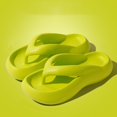thumbnail image 6 of Xfvqtps Flip Flops for Womens Lightweight Non Slip Quick Drying Thick Sole Indoor Outdoor Beach EVA Slipper Green, 6 of 9