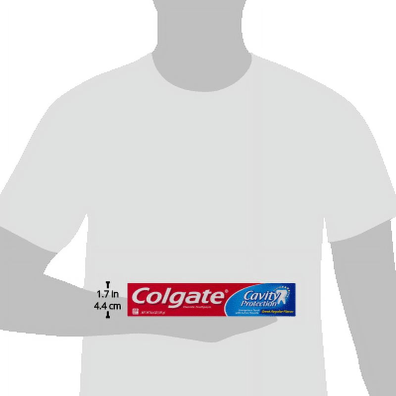 Colgate Cavity Protection Fluoride Toothpaste, Regular Flavor , 6.4 OZ