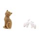 thumbnail image 5 of Figura Decorativa De Resina De Gato Y Elefante. Escultura única De Animales Para Mesa, Ideal Para La Entrada, Estantería, Sala De Estar, Dormitorio U Oficina., 5 of 8