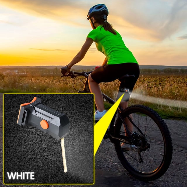 Bike Tail Light, USB Rechargeable LED Bicycle Rear Light, Multiple Flashing Modes, Tool-Free Installation, Safety Taillight for Night Riding, Commuting, and Road Cycling