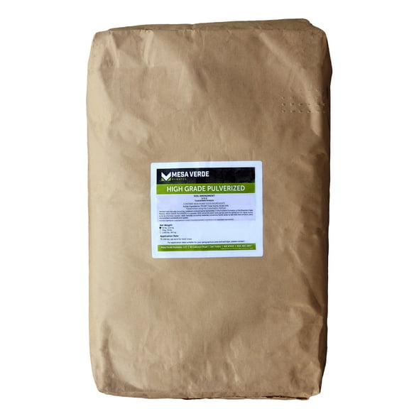 50lbs High Grade Pulverized Organic Leonardite Powder, Unaltered Oxidized Lignite, 70% Humic Acid Fertilizer for Plants & Soil