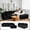 Black, variant on 100" Modular Sectional Sofa Cloud Couch with Memory Foam Deep Seat Modern L-Shape Sofa Plush Corduroy Boneless Couches for Living Room Bedroom,No Assembly Required