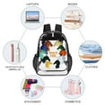 thumbnail image 5 of Dragon Wings Of Fire Clear Backpack Heavy Duty Transparent Bag See Through BookBag for Colleges School Work Festival Sport Travel, 5 of 7