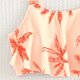 thumbnail image 5 of Odeerbi 7-15 Años Niñas 2 Piezas Bikini Conjunto de Verano Playa Hawaiano Ruffle Traje de Baño Lindo, 5 of 7