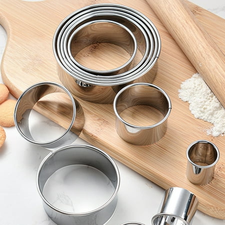 

Amazingfashion 11Piece Aluminum Alloy Round Hollow Chiffon Cake Mold Angel Food Cake Pan Baking Mould with Removable Bottom