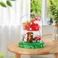 thumbnail image 6 of SKQIT Mushroom House Building Set, Creative Mushroom Garden Model Kits for Adults, 1346PCS Micro Bricks Collectible Ideals Gifts for Teens 14+, 6 of 12