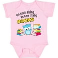 thumbnail image 3 of Inktastic No Such Thing as Too Many Books with Cute Owl Boys or Girls Baby Bodysuit, 3 of 5