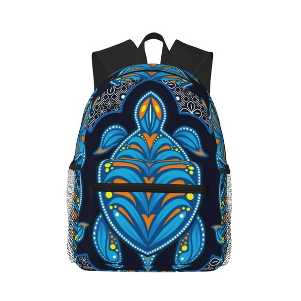 Disketp Turtle Mochila Ligera Clásica con Múltiples Bolsillos, Mochila Casual para Hombre y Mujer, Ideal para Escuela, Trabajo y Viajes
