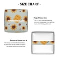 thumbnail image 5 of Rocae Fall Thanksgiving Day for High-grade Leather Tissue Box,Office Tissue Box,Tissue Box Cover Square 5.2×5.2×5.2, 5 of 7